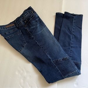 Versace 1969 Abbigliamento Sportivo SRL dark wash blue denim jean